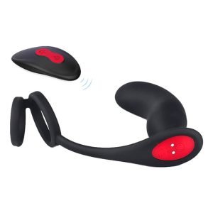 Lanco - 前立腺刺激 リング付き 9種類振動 アナルバイブ