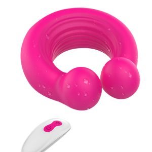 London Eye - 男女共用 2×9種振動 リモコン付き コックリング